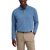 Solid Heather Long Sleeve Polo,  view# 3