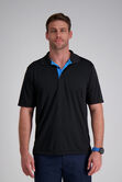 Life Khaki&trade; Solid Short Sleeve Polo, Black view# 1