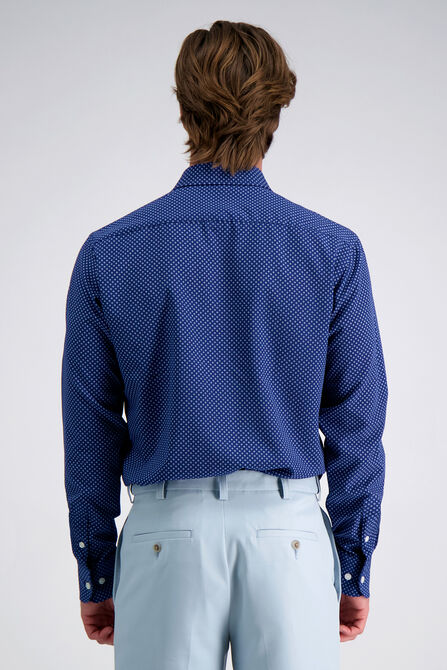 Smart Wash&trade; Dress Shirt - Navy ,  view# 2