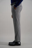 J.M. Haggar Micro Dobby Suit Pant, Grey view# 5