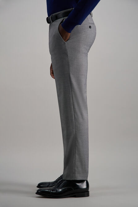 J.M. Haggar Micro Dobby Suit Pant, Grey view# 5