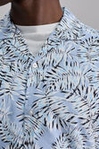 Short Sleeve Camp Shirt, BLUE view# 2