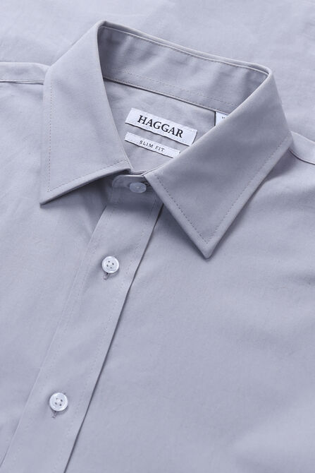 Premium Comfort Dress Shirt - Light Grey,  view# 4