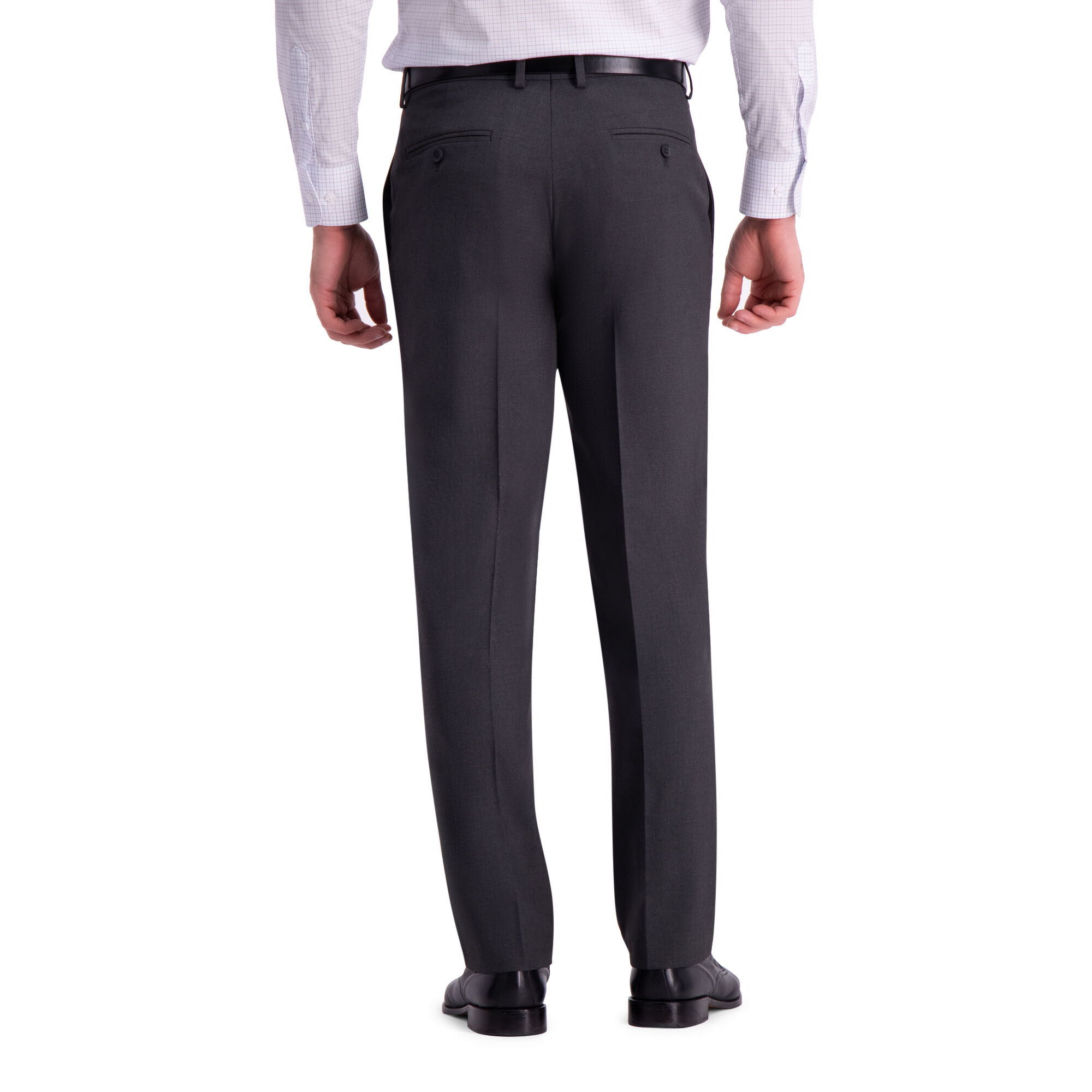 J.M. Haggar 4-Way Stretch Suit Pant, Charcoal Heather view# 3