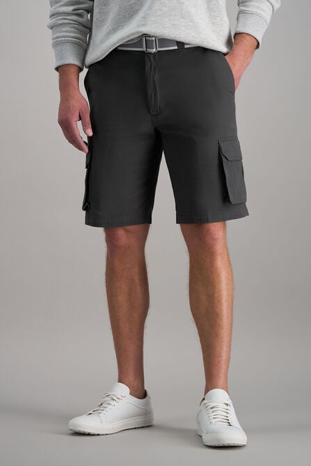 Stretch Cargo Short with Tech Pocket, Graphite view# 1