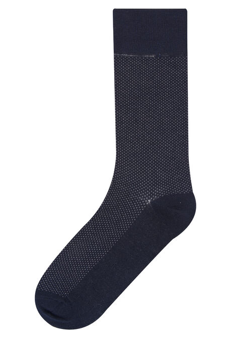 Small Dot Dress Socks, Navy view# 1