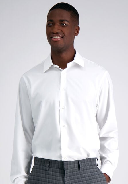 Performance Stretch Dress Shirt - White , White