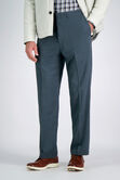 Premium Comfort Dress Pant - Subtle Plaid, Medium Grey view# 2