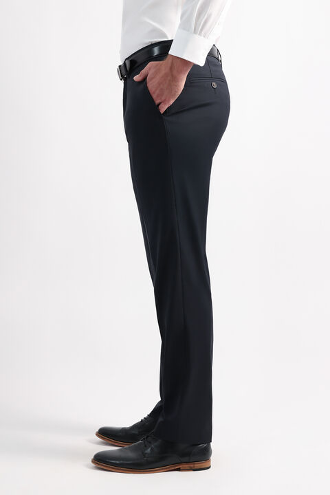 J.M. Haggar Wool Windowpane Suit Pant , Navy view# 2