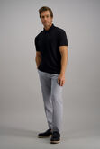 Short Sleeve Pique Polo, Black view# 3