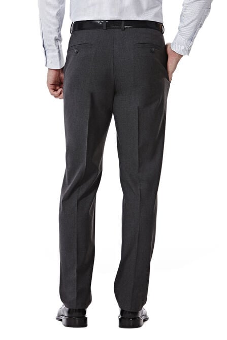 JM Haggar Slim 4 Way Stretch Suit Pant, Brown view# 6
