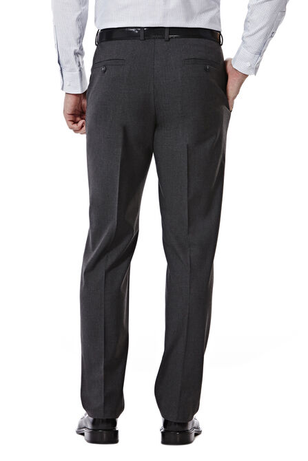 JM Haggar Slim 4 Way Stretch Suit Pant, Charcoal Heather view# 3