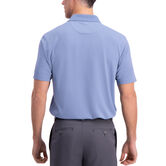 Waffle Texture Golf Polo, Black view# 4