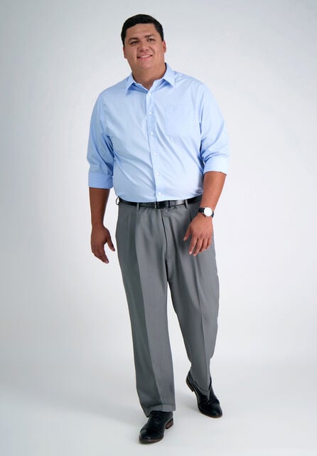 Big &amp; Tall Premium Comfort Dress Pant, Med Grey