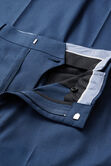 J.M. Haggar Premium Stretch Suit Pant - Flat Front, Chambray view# 6