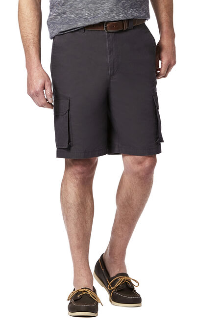 Canvas Cargo Short, Dark Grey view# 1