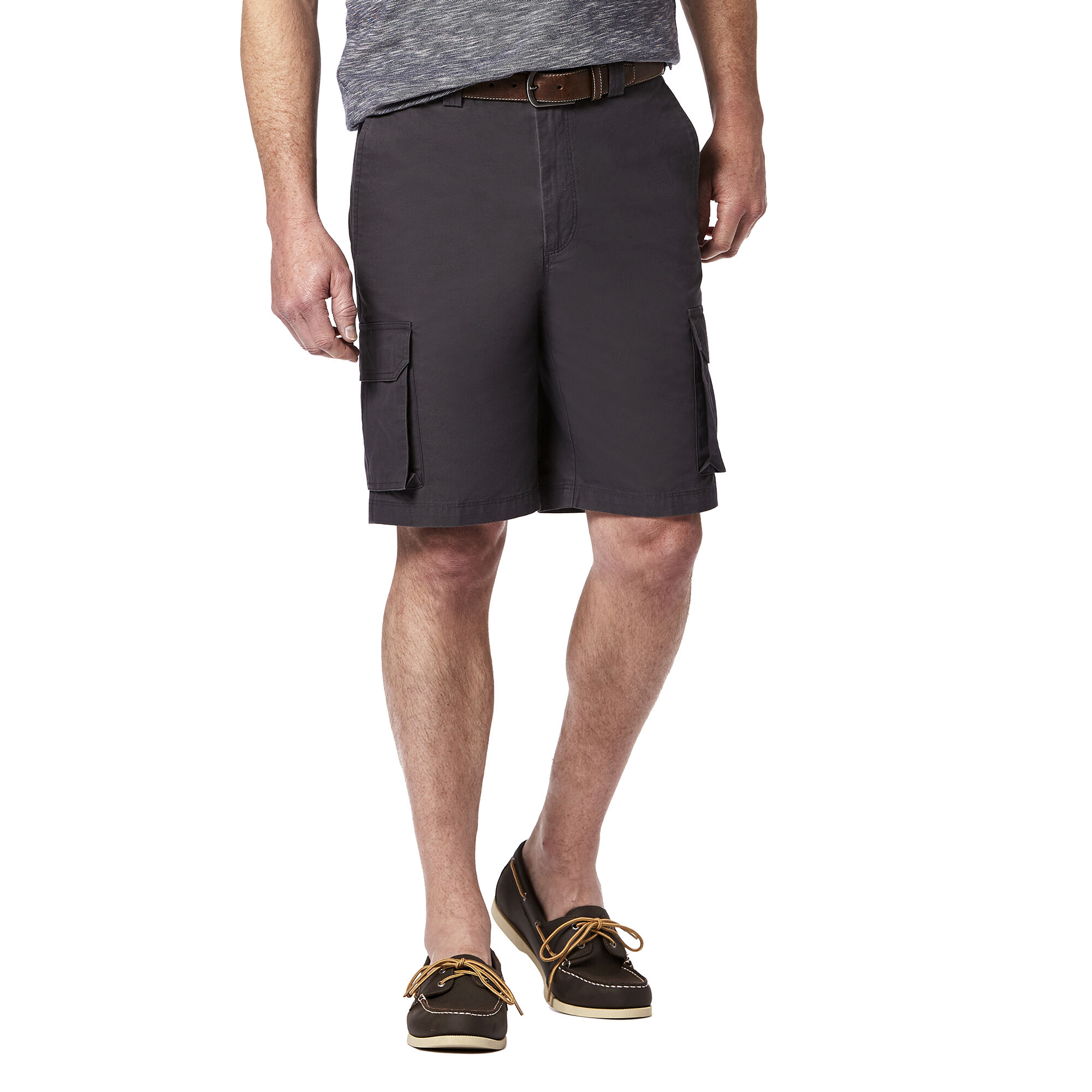 Haggar Canvas Cargo Short Dark Grey (HS00416 Clothing Shorts) photo