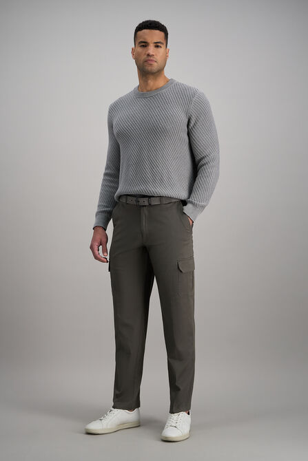 Stretch Comfort Cargo Pant, Medium Grey view# 3