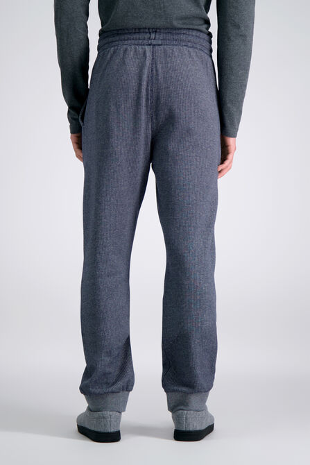 Textured Fleece Jogger Sweatpant, Indigo view# 4