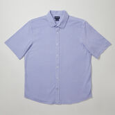 Diamond Pique Button Down Shirt, BLUE view# 5