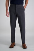 J.M. Haggar 4-Way Stretch Dress Pant - Check Glen Plaid, Dark Grey view# 2