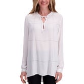 Long Sleeve Blouse,  White view# 1