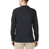 Marl Knit Henley, Navy view# 2