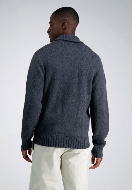 Long Sleeve Cardigan Sweater, Charcoal Htr