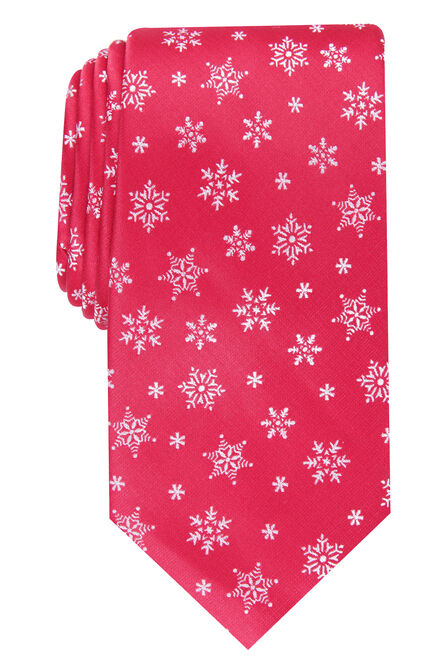 Snowflakes Tie, Red view# 1
