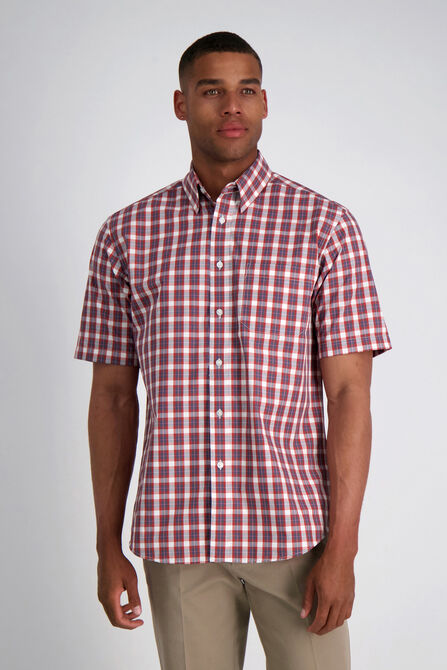 Life Khaki&trade; Plaid Shirt, Red view# 1