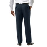 Big &amp; Tall J.M. Haggar Premium Stretch Suit Pant - Pleated Front, Dark Navy view# 3