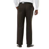 Big &amp; Tall J.M. Haggar Premium Stretch Suit Pant - Flat Front, Chocolate view# 3