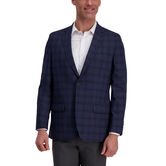 J.M. Haggar Heather Glen Plaid Sport Coat, Heather Navy view# 1