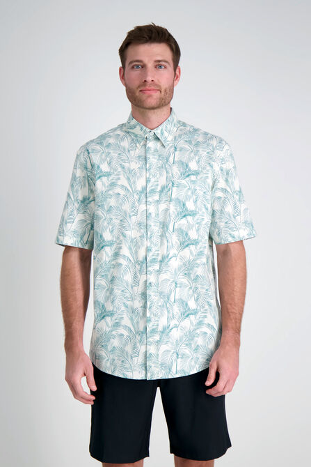 Linear Palm Shirt, Jade view# 1