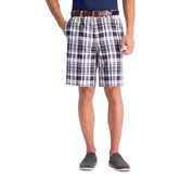 Cool 18&reg; Pro Madras Plaid Short, Grey view# 5