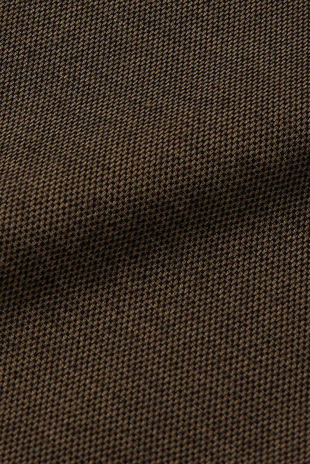 Full Zip Pique, Mocha view# 6