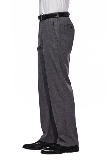 J.M. Haggar Premium Stretch Suit Pant - Flat Front, Dark Heather Grey view# 2