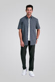 Poplin Button Down Shirt, Dark Navy view# 3
