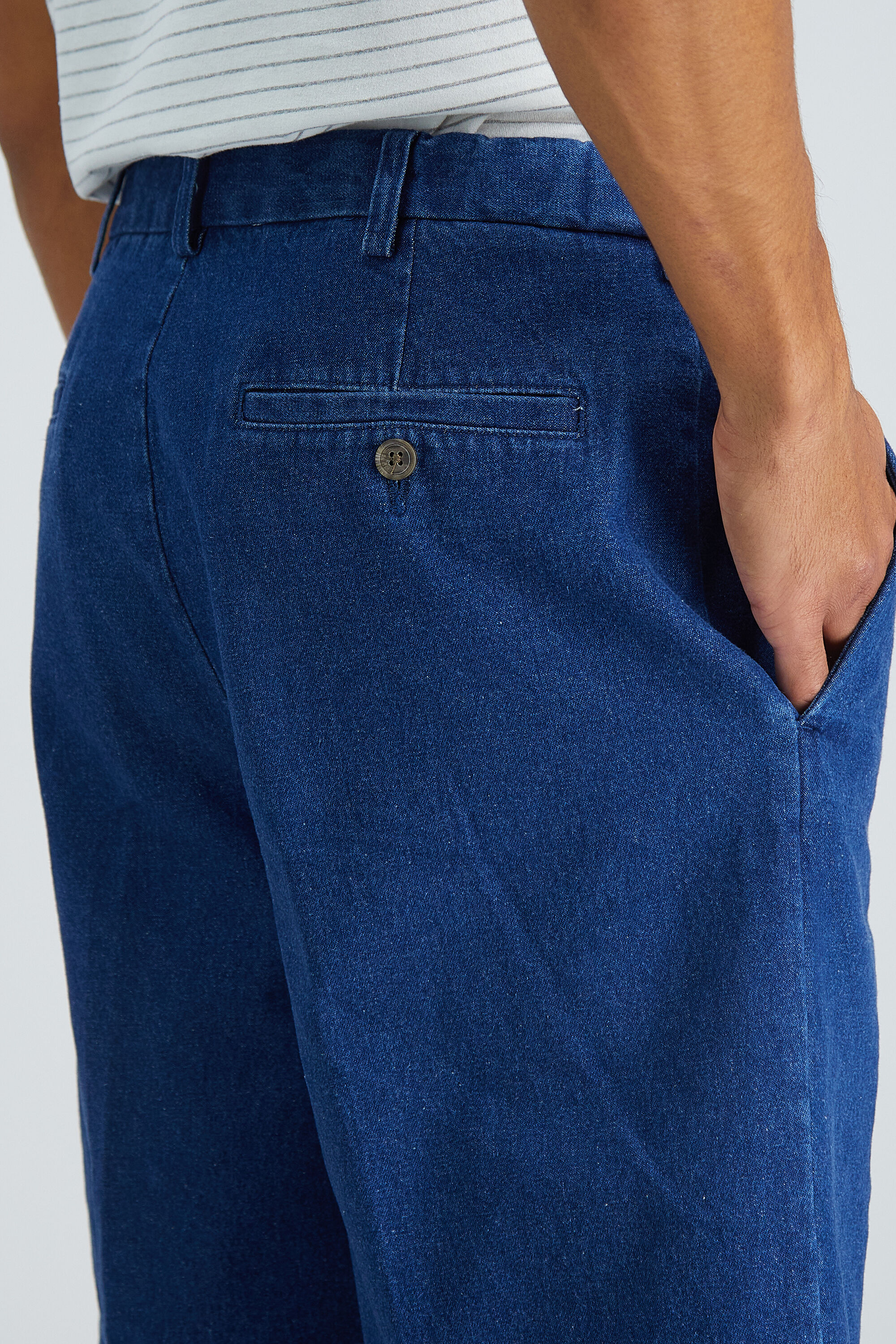 Haggar denim shorts hot sale