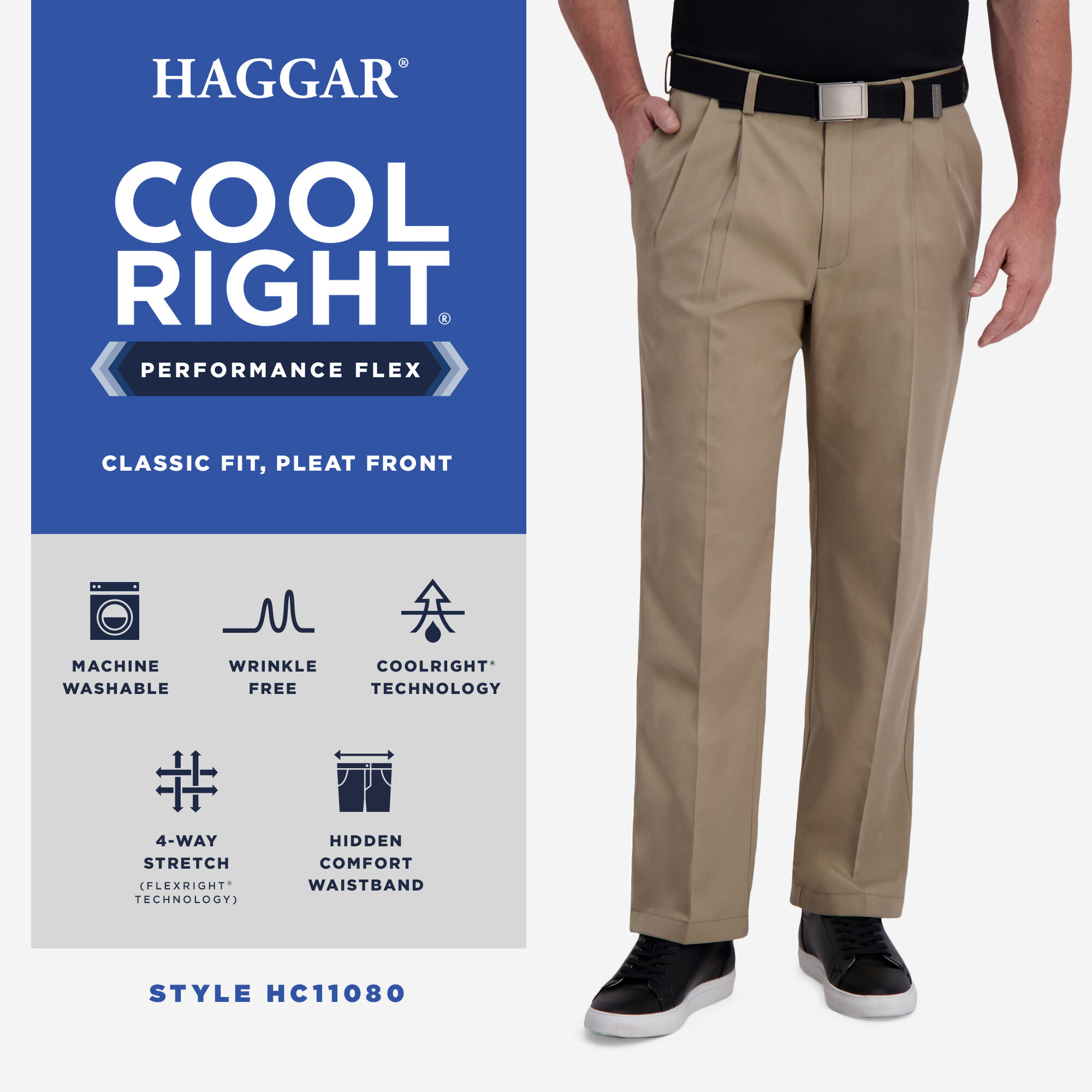 Haggar classic fit stretch cargo pants store