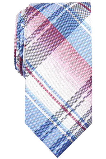 Ementh Plaid Tie, Pink view# 1