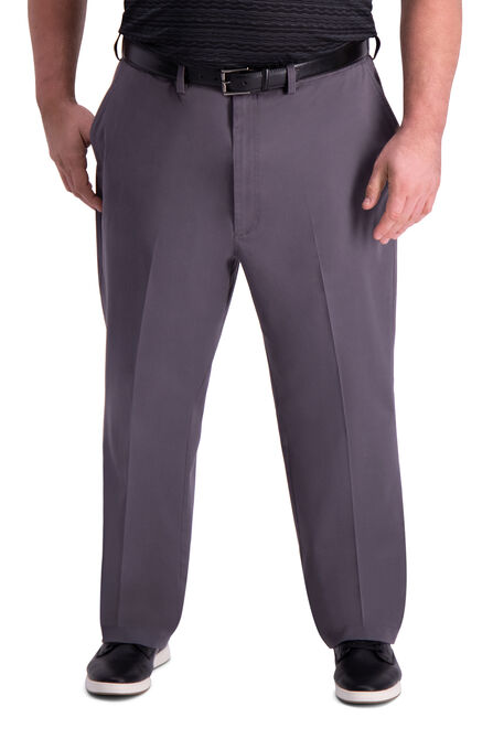Big &amp; Tall Premium Comfort Khaki Pant, Graphite view# 1