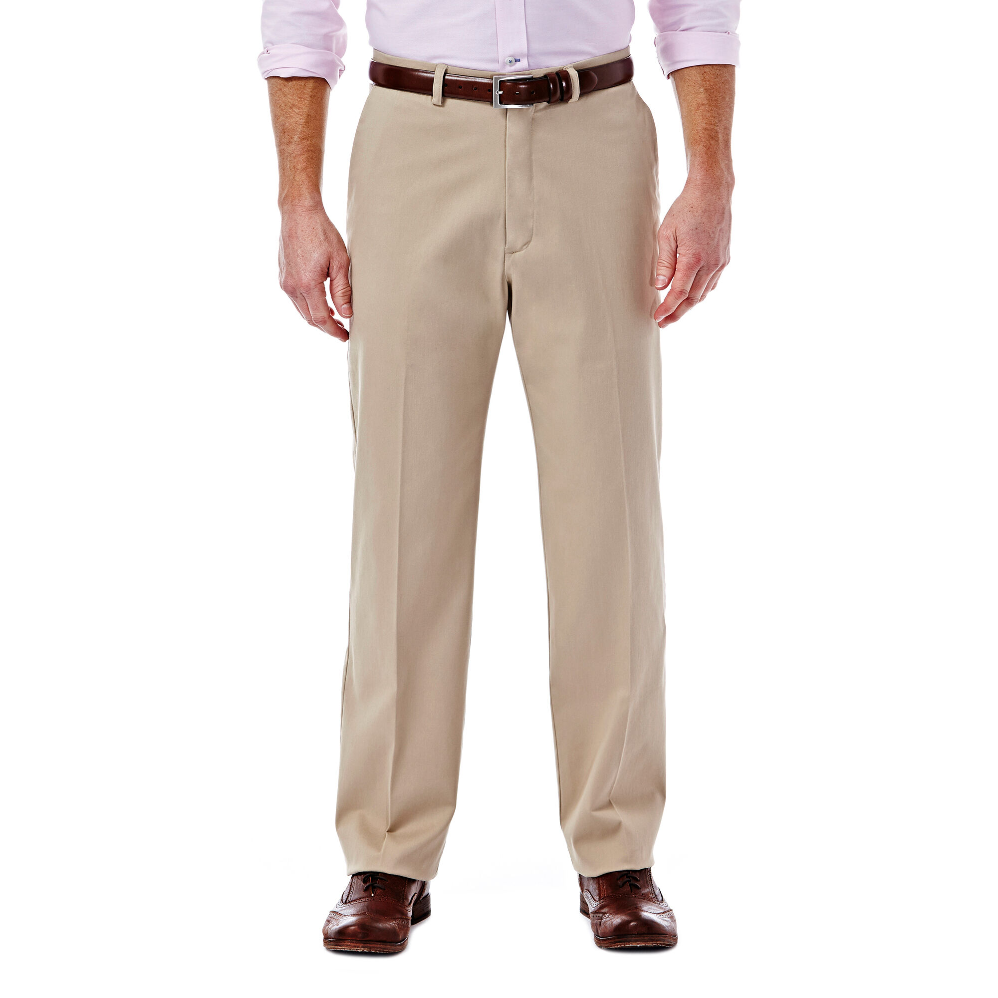 Haggar Expandomatic Stretch Casual Pant Khaki (HC10906 Clothing Pants) photo