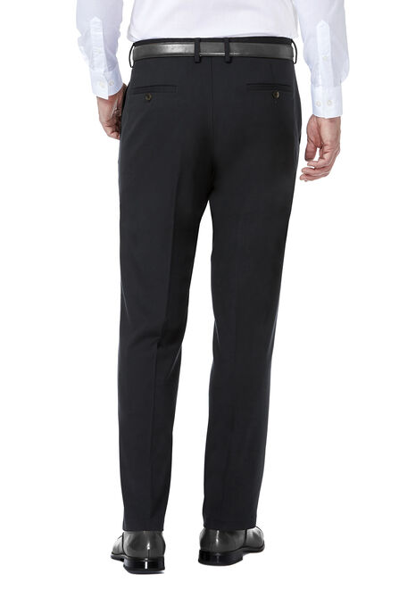 J.M. Haggar Premium Stretch Shadow Check Suit Pant, Black view# 3