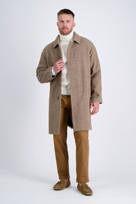 J.M. Haggar Herringbone Overcoat,  view# 3
