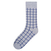 Grid Socks , Graphite view# 1