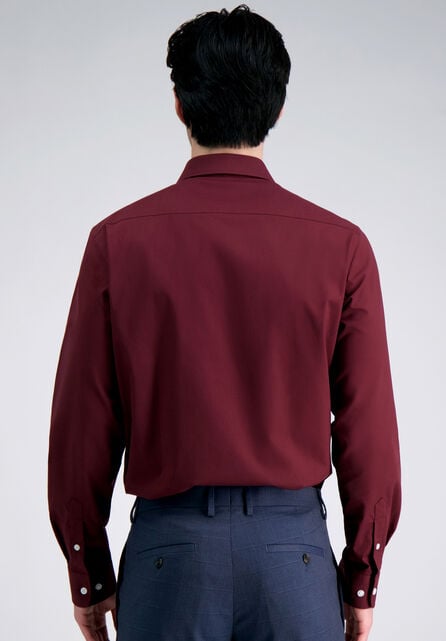 Premium Comfort Dress Shirt -  Dark Red, Dark Red