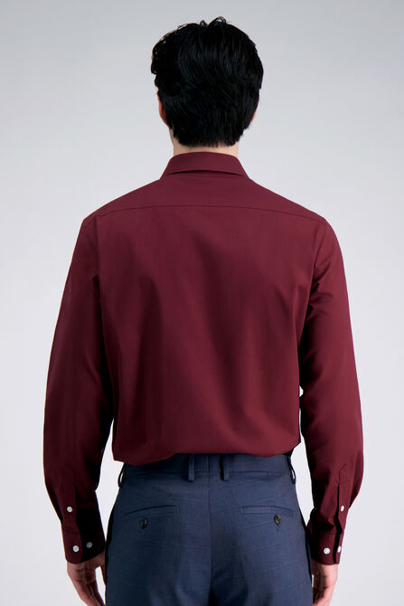 Premium Comfort Dress Shirt -  Dark Red, Dark Red view# 2