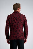 J.M. Haggar Floral Jacquard Sport Coat, Heather Burgundy view# 2