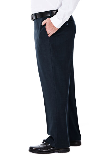 Big &amp; Tall E-CLO&trade; Stria Dress Pant, Navy view# 2